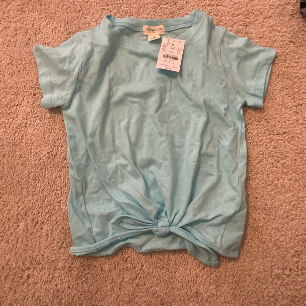 Toddler tie front shirt NWT Size 4/5